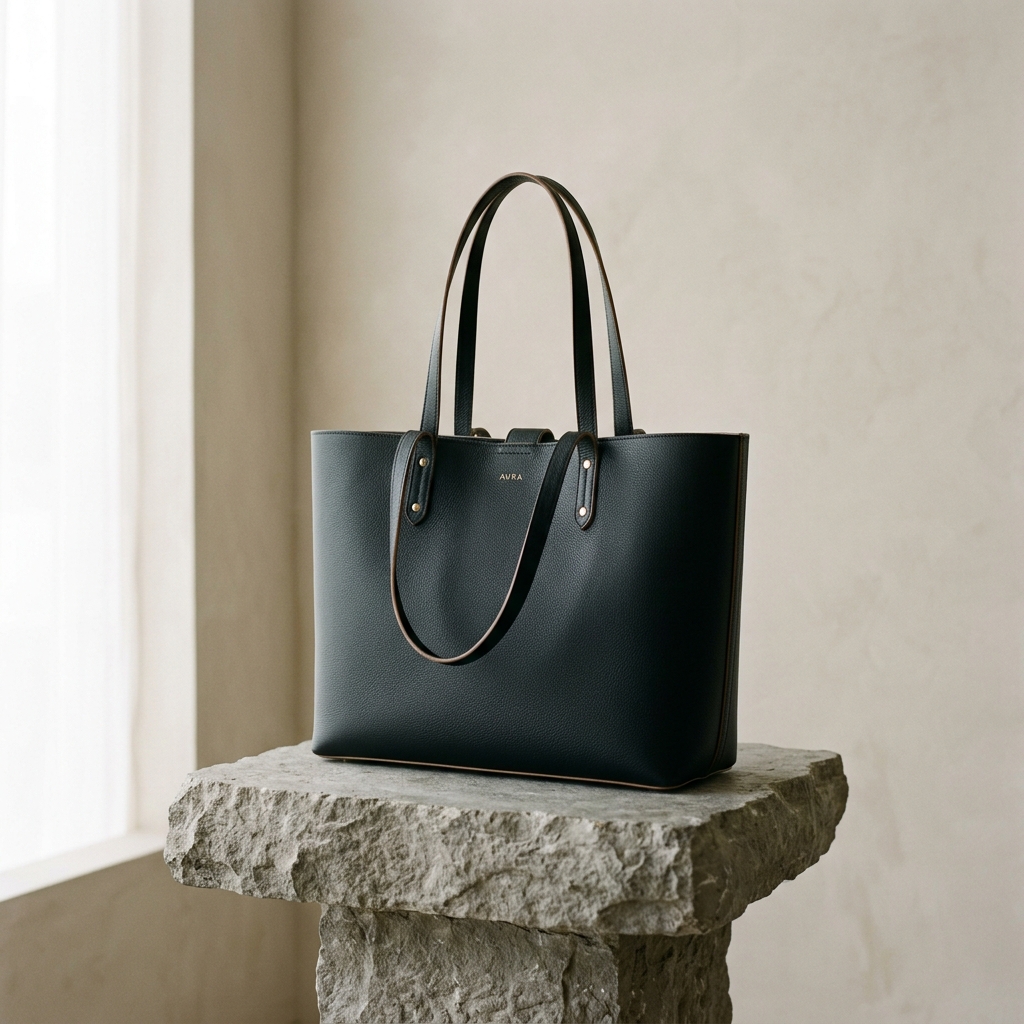 Minimalist Leather Tote